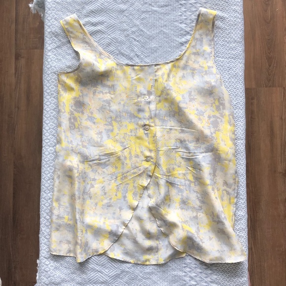 Like new CAbi silk top button up back - Picture 5 of 7